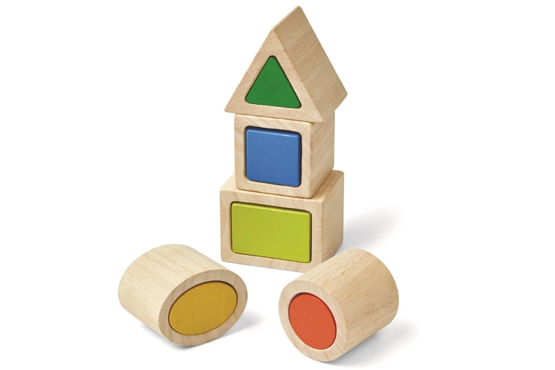 Encaixable de formes de fusta