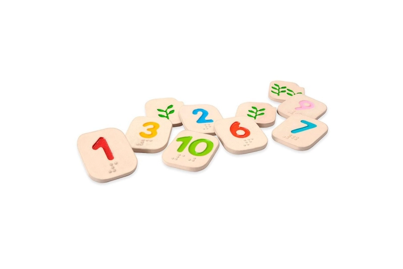 NÚMEROS EN BRAILLE DE 1-10