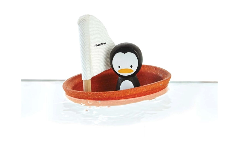 Barqueta amb pingüi