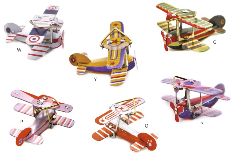 Mini avió metàl·lic