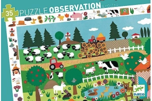 Puzzle observación granja 35 piezas