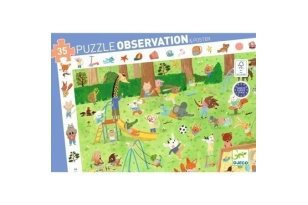 Puzzle observación El jardín de los amiguitos 35 piezas