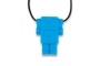 Collar Mossegador Robot blue