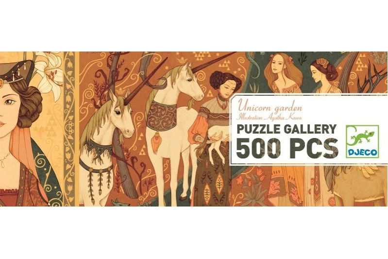 Rompecabezas damas de los unicornios 500 piezas