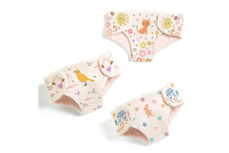 Conjunto de 3 Pañales Poméa de Djeco