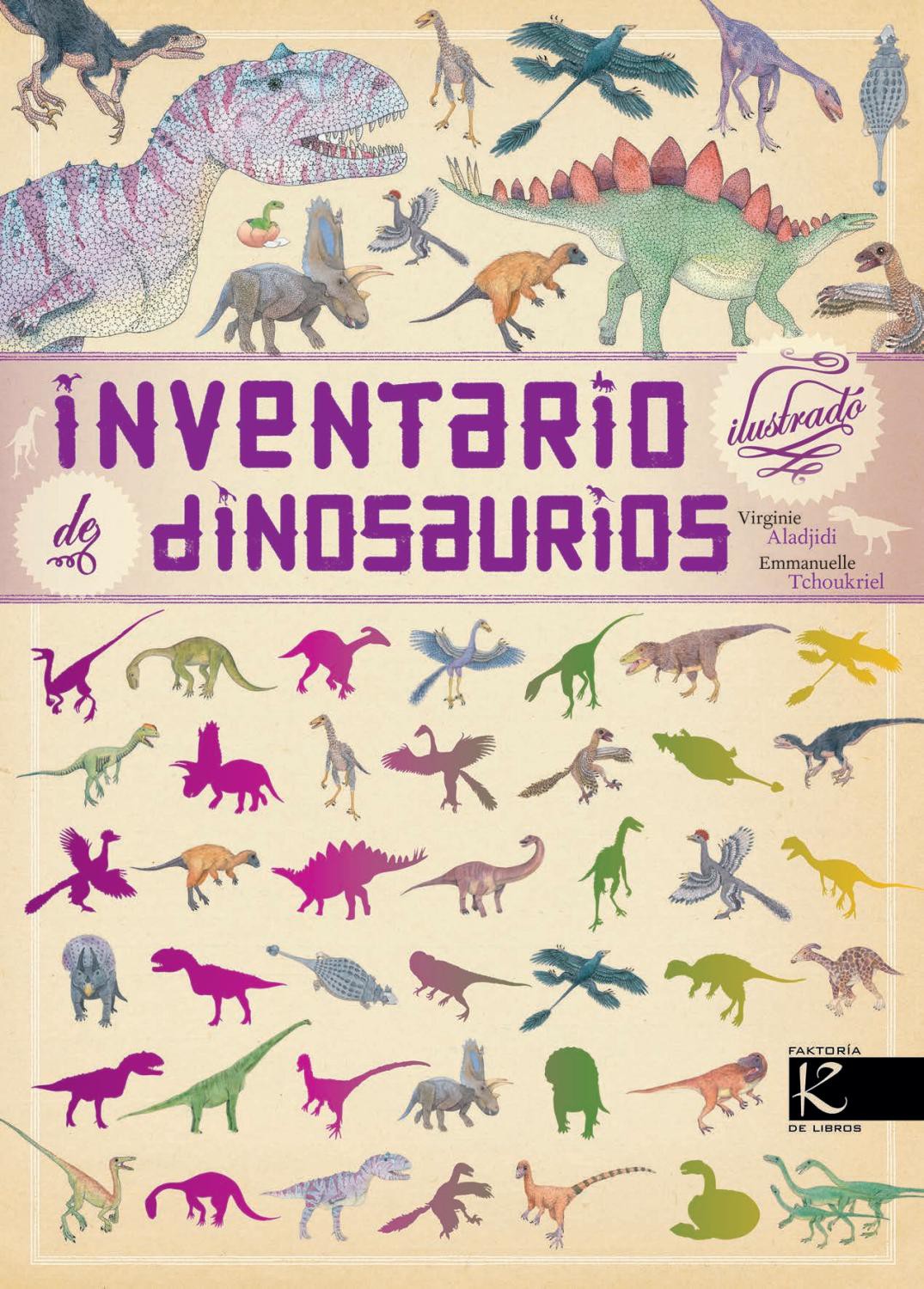 Inventario ilustrado de dinosaurios (Ed. Castellano)