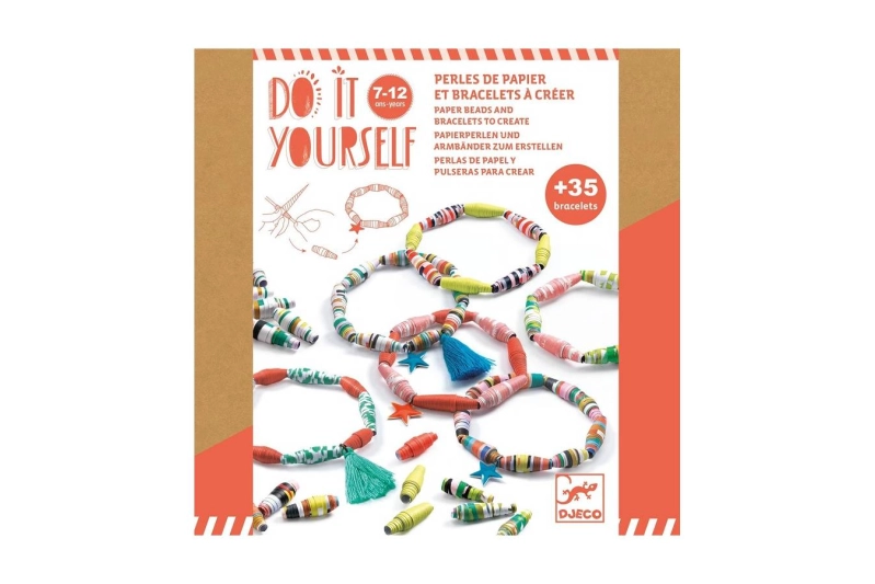 DIY perles de paper per crear braçalets