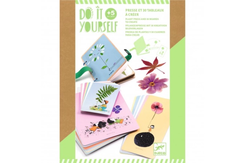 Premsa portàtil i kit per crear targetes