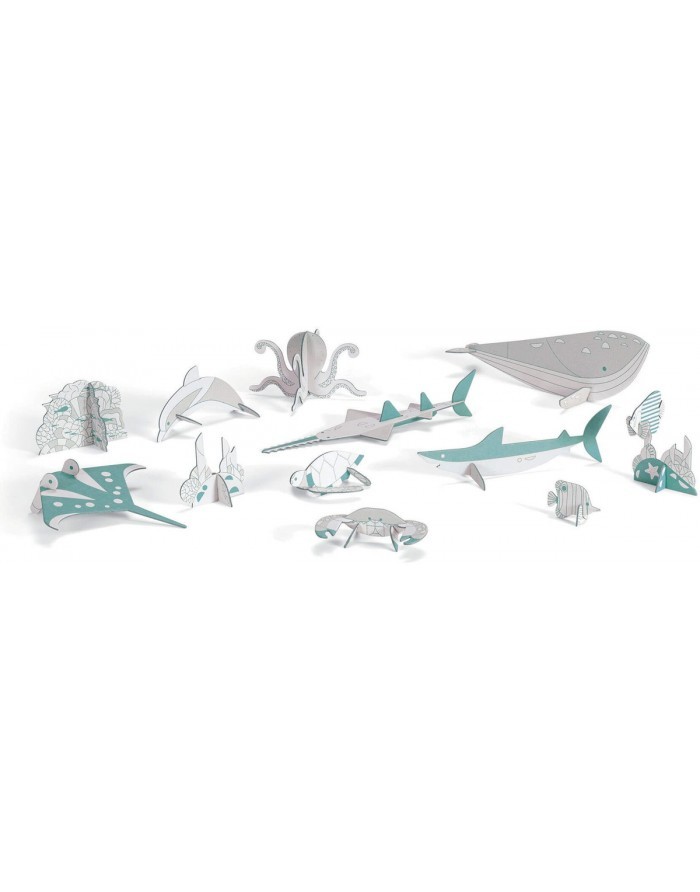 El mar para construir pintar y jugar