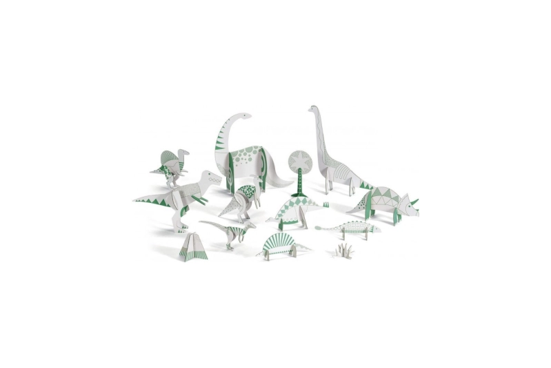 DINOSAURES PER CONSTRUIR-PINTAR-JUGAR