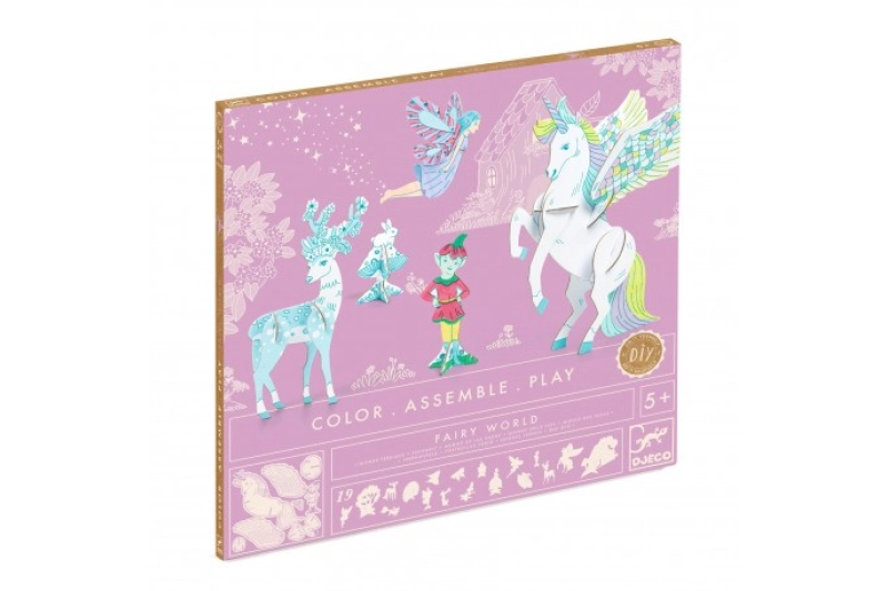 El món de les fades per construir-pintar-jugar