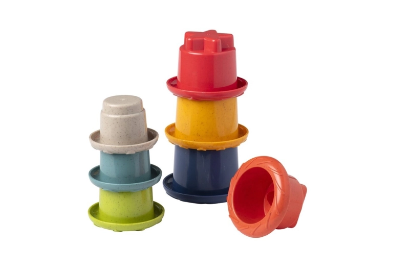 Vasitos apilables silicona BIO Arco Iris