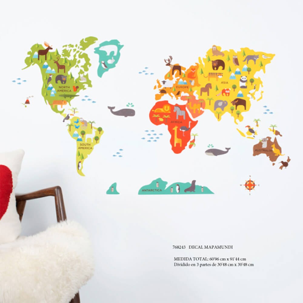 MAPAMUNDI ADHESIVO