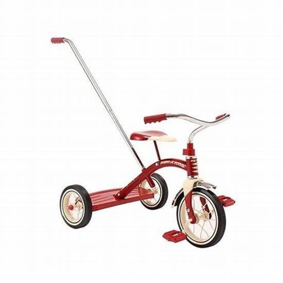 Tricicle vermell amb tirador Radio Flyer