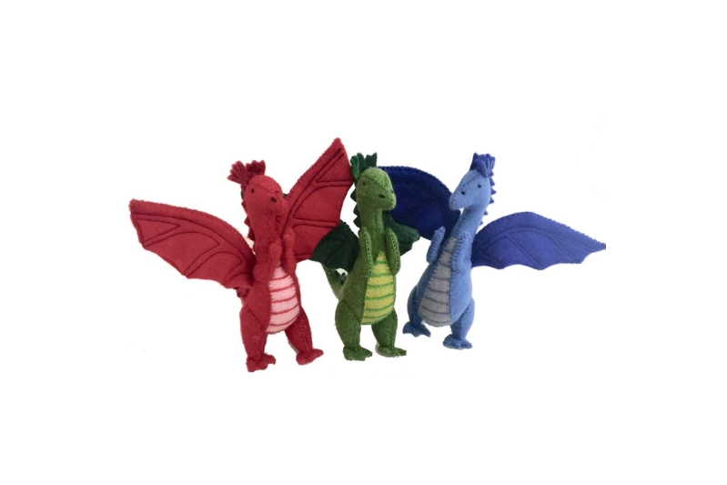 Pack 3 dragones papoose