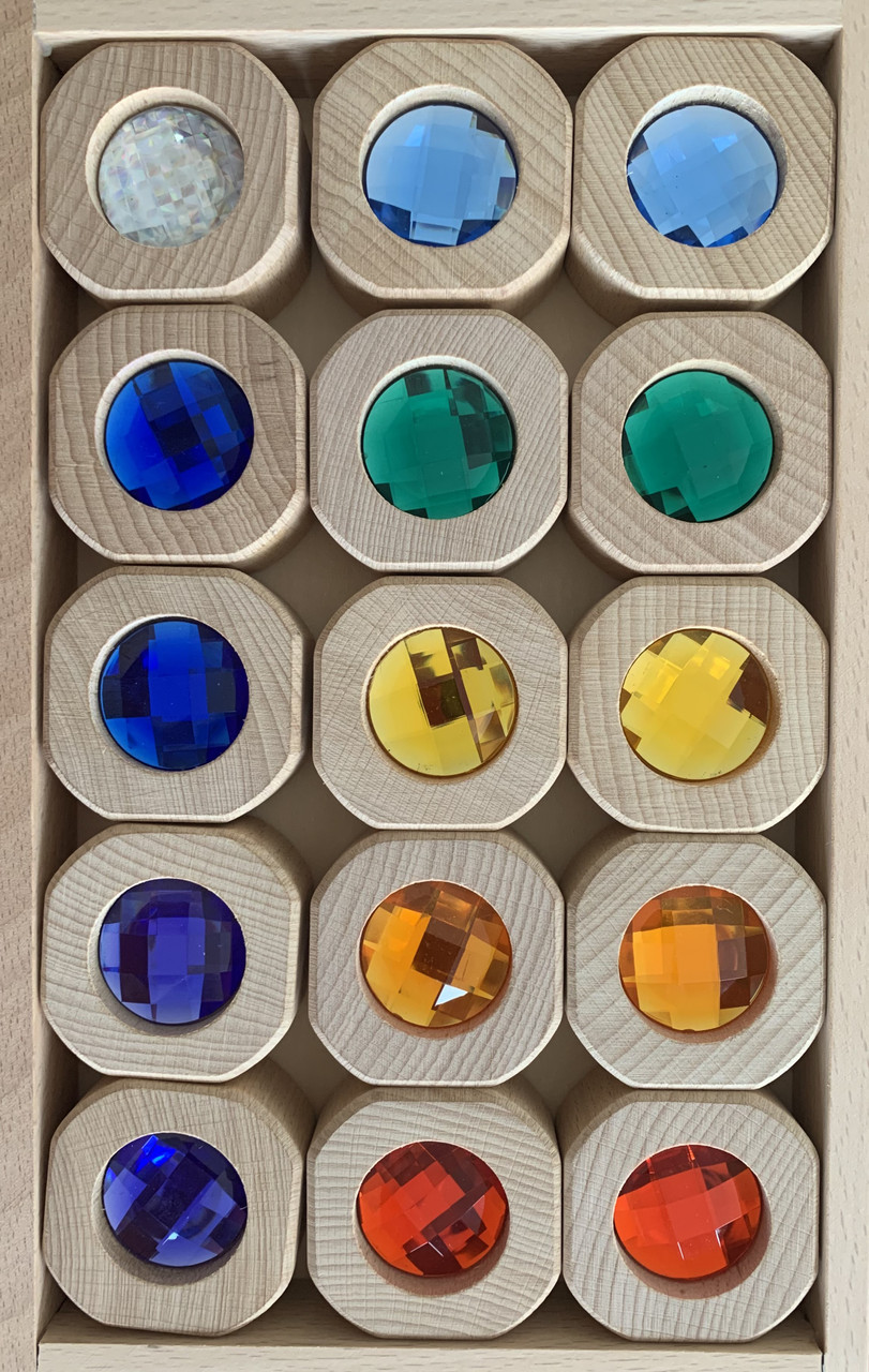 Pack 15 monedas arco iris papoose