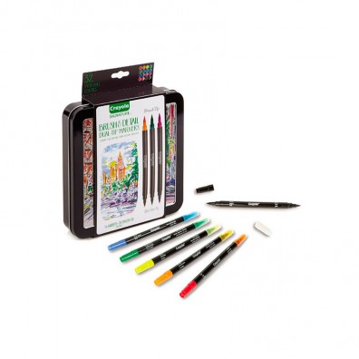 16 rotuladors doble punta Signature de crayola