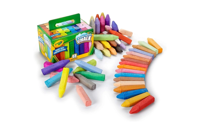 48 tizas de suelo lavables