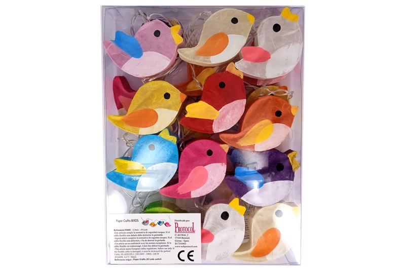 Farolillos de pajaritos