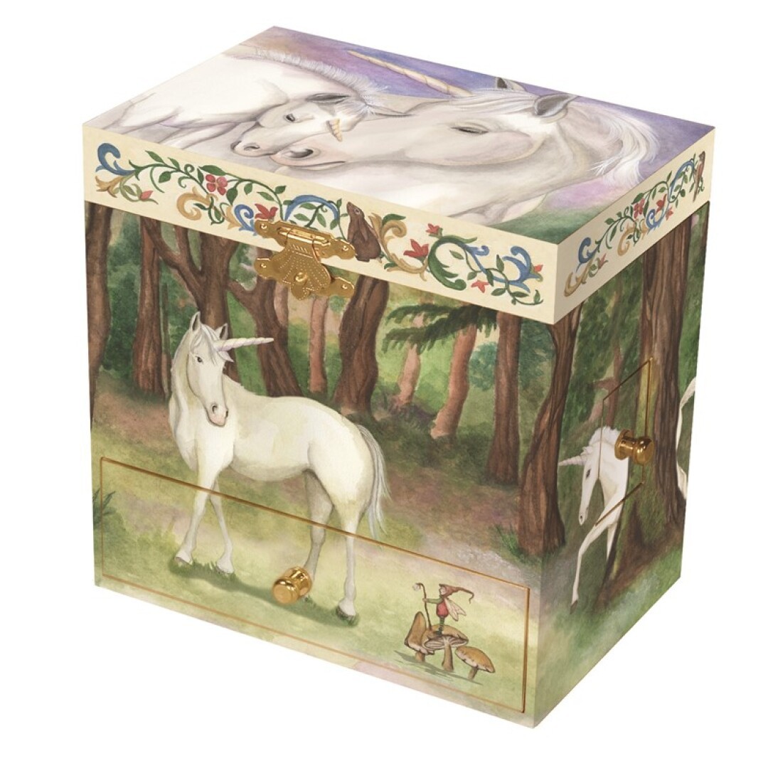 CAJA DE MÚSICA UNICORNIO