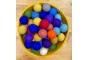 Bola de feltre de colors