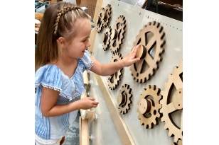 Kit Magnètic d'Engranatges de fusta (Pack Aula)