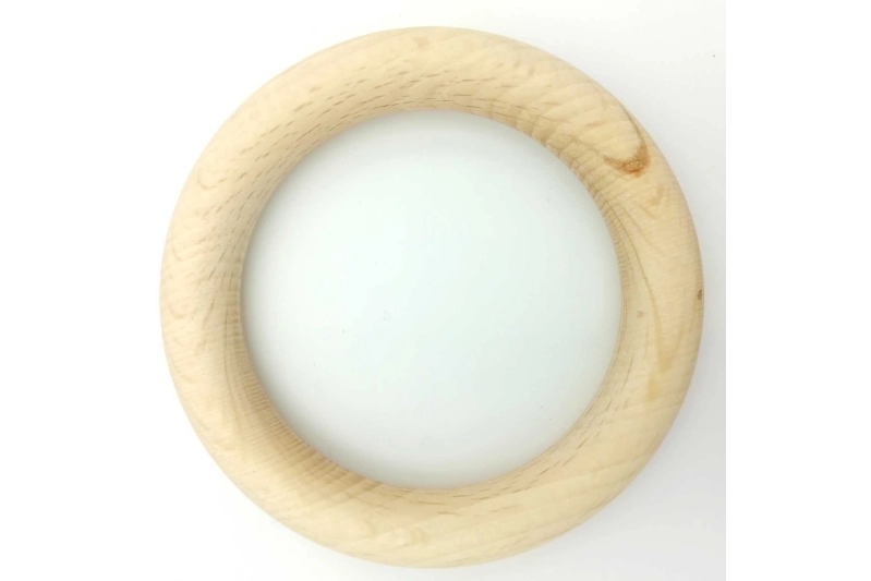 Anilla de madera de 7cm de diámetro sin pintar