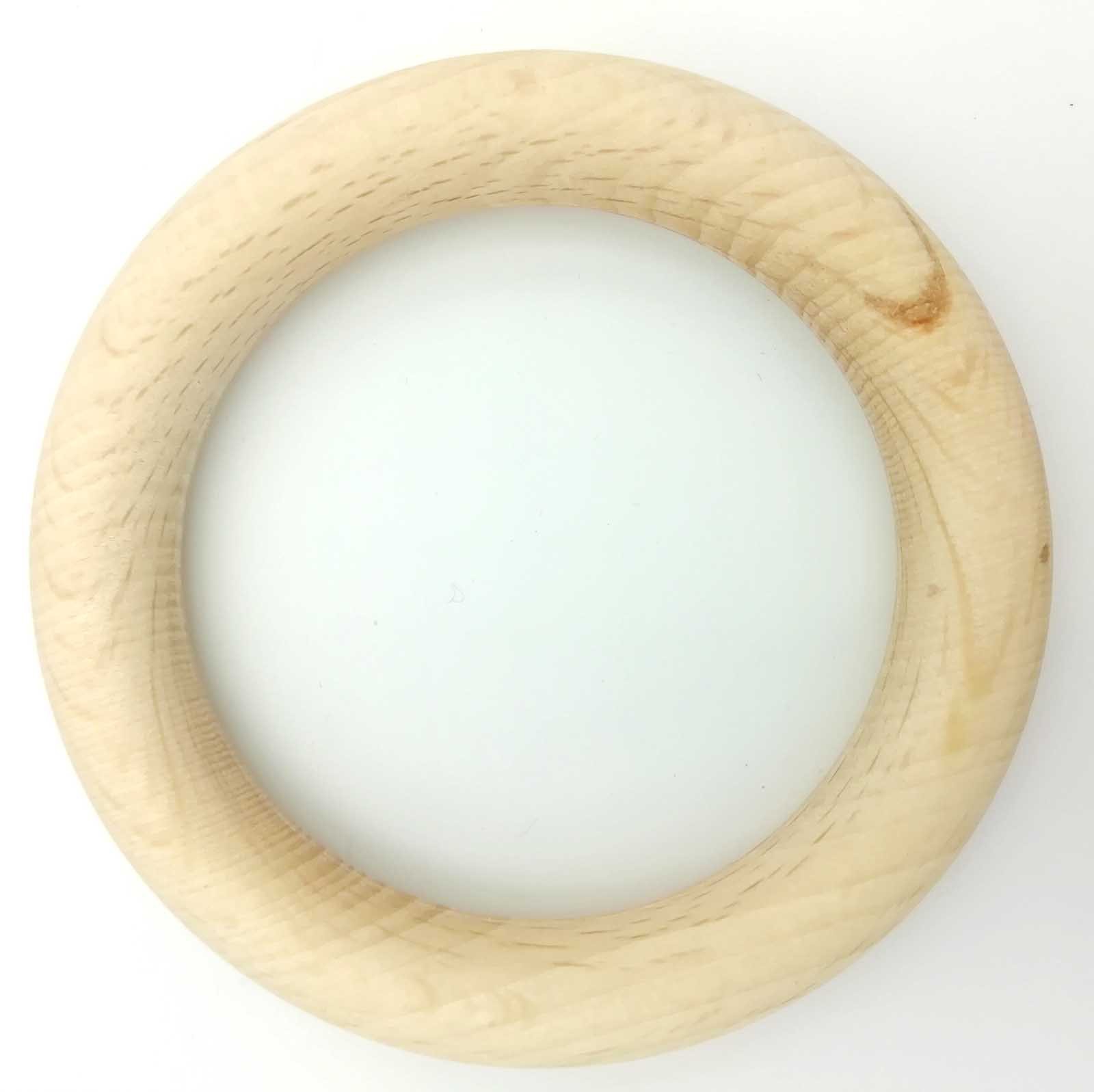 Anilla de madera de 7cm de diámetro sin pintar