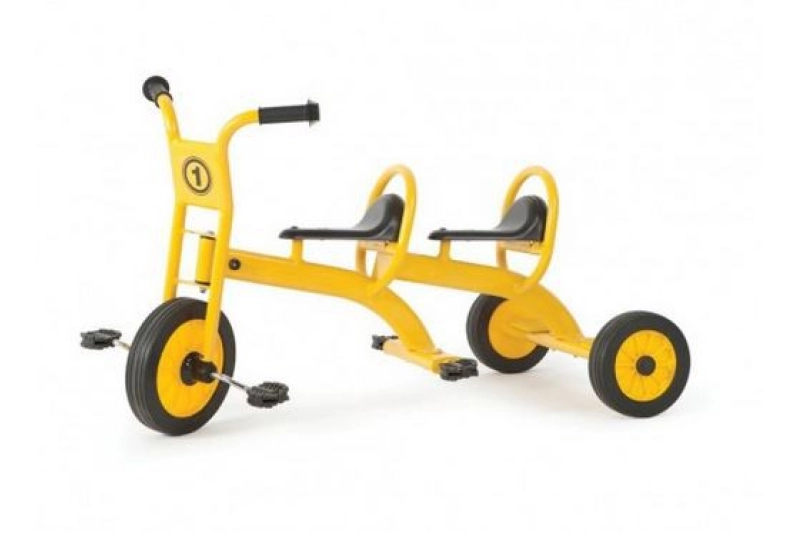 Triciclo escolar doble
