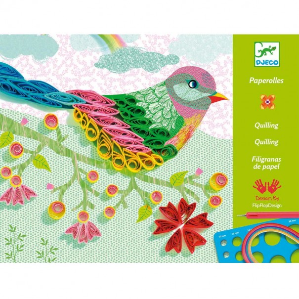 Filigranas de papel estaciones en espiral