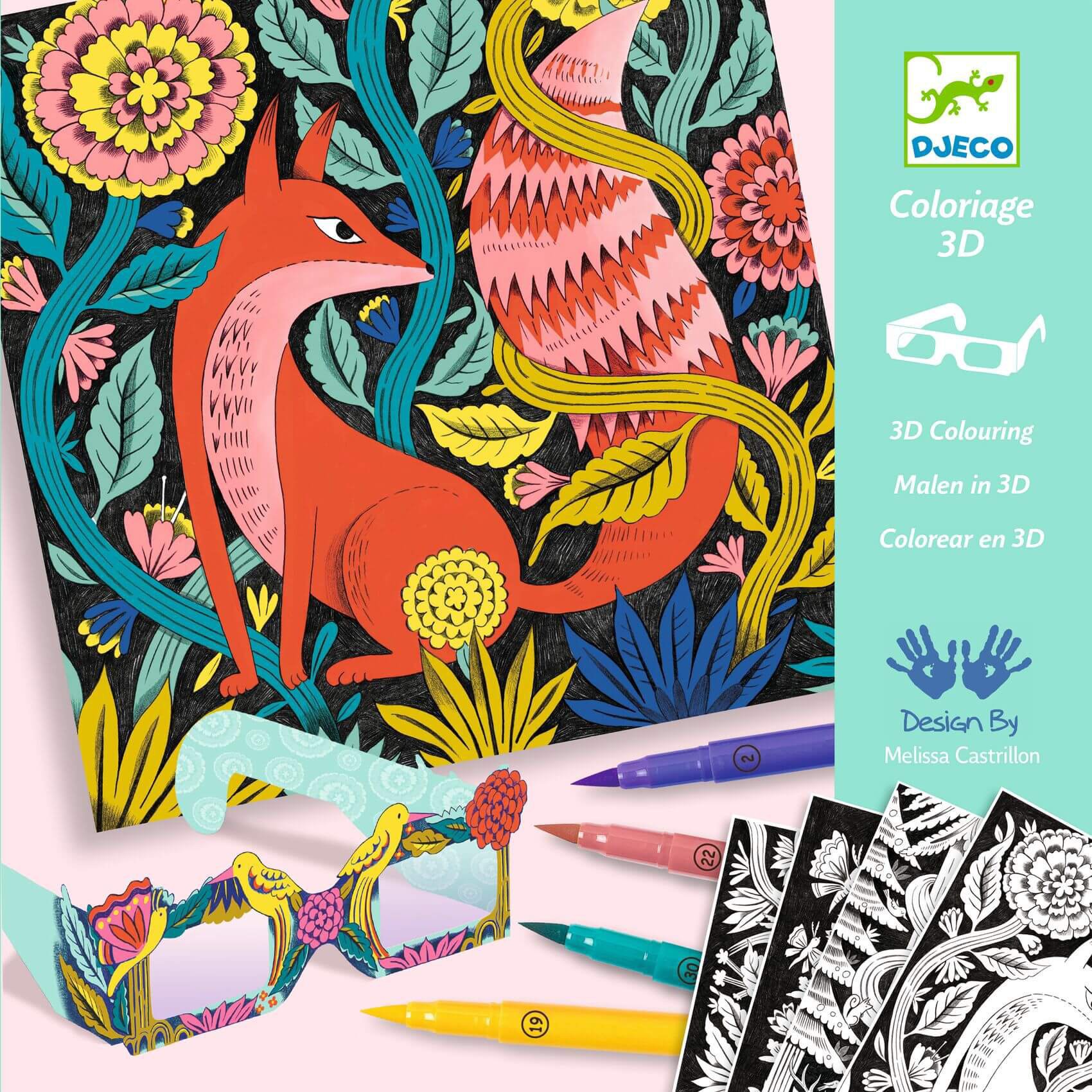 TALLER DE COLOREAR EN 3D BOSQUE FANTÁSTICO