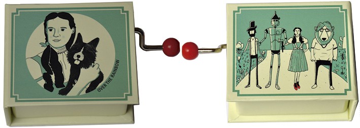 Caixeta musical Over the Rainbow