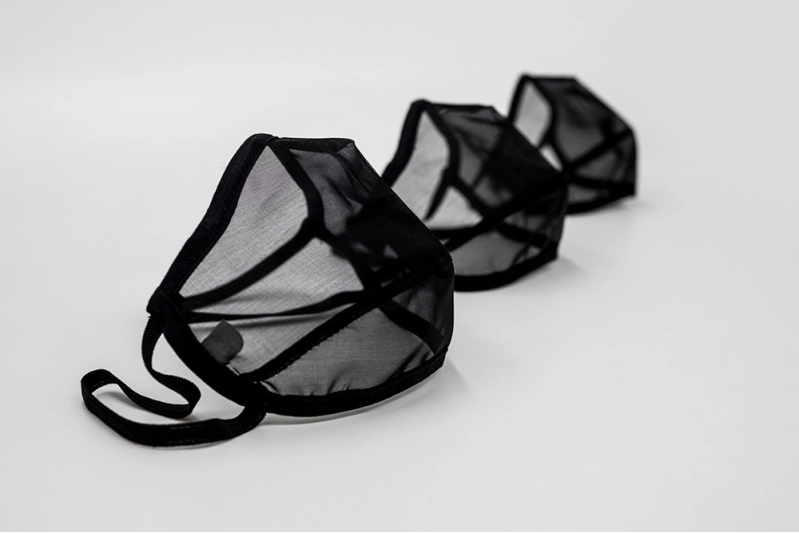 MASCARILLA HIGIÉNICA SEMITRANSPARENTE REUTILIZABLE EMOTION | BIOVEST NEGRA 6-9