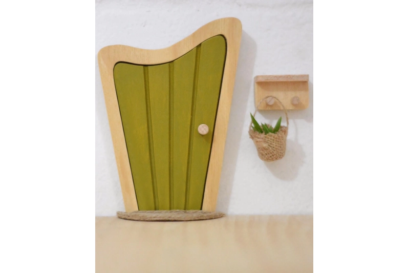 LA PUERTA MÁGICA VERDE OLIVA