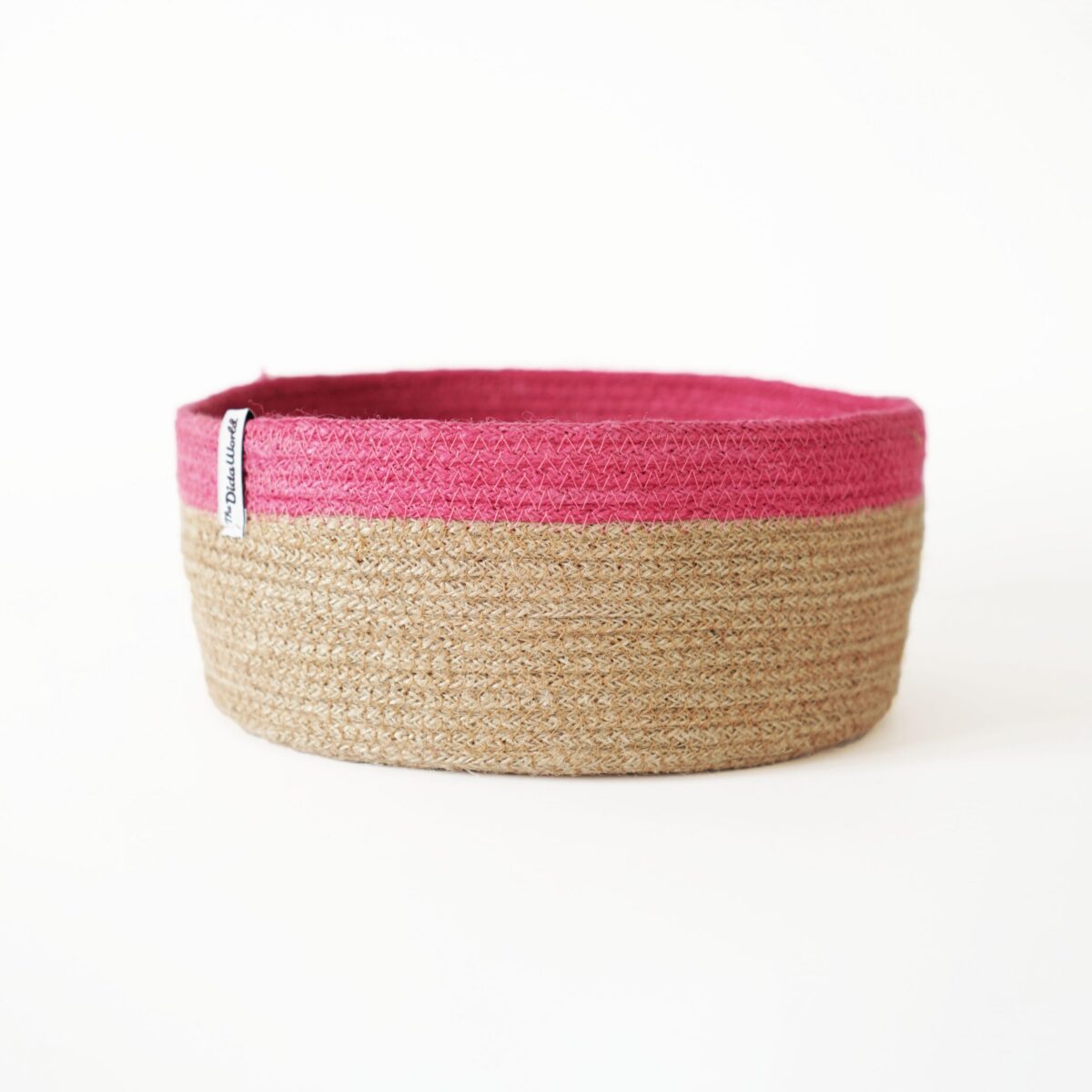 CESTA REDONDA FRANJA FUCSIA THE DIDA