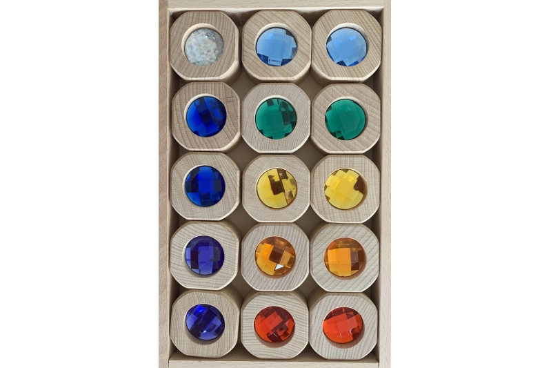 Moneda arco iris papoose individual