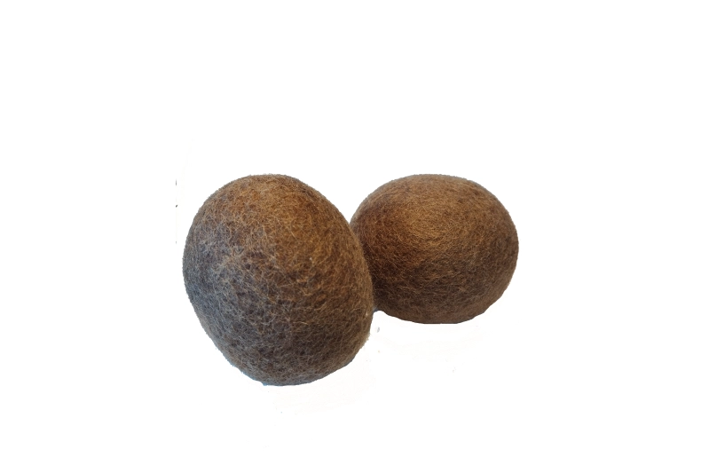 Bola de feltre de color marró
