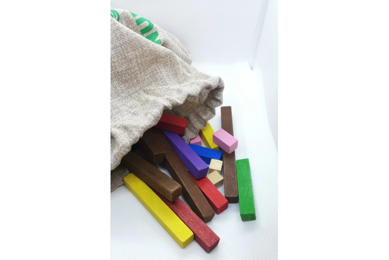 Bossa de 46 reglets numèriques de la Maria Antònia