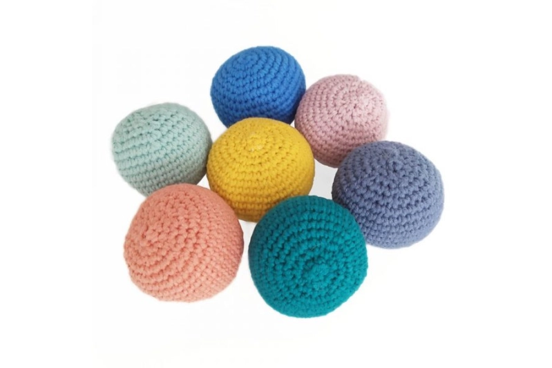 Pilota crochet amb sonall