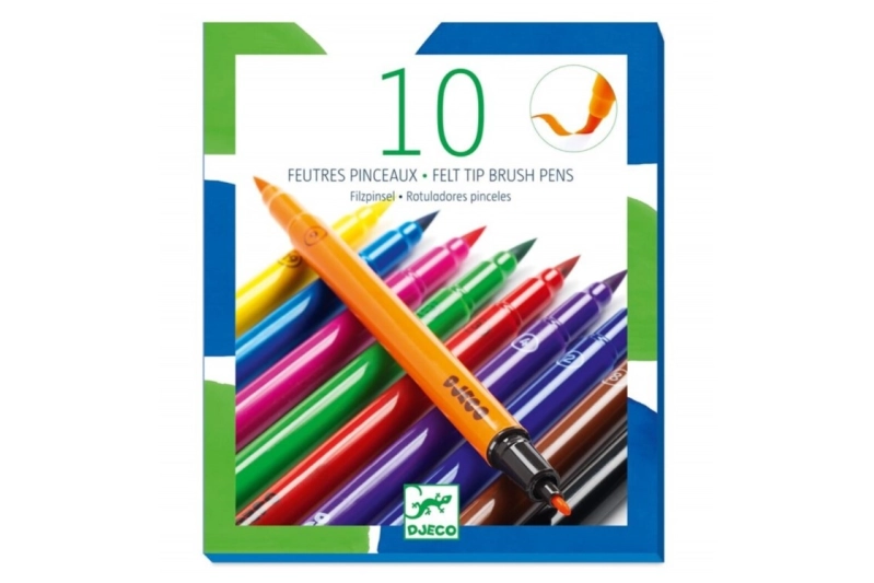 10 rotuladores doble punta