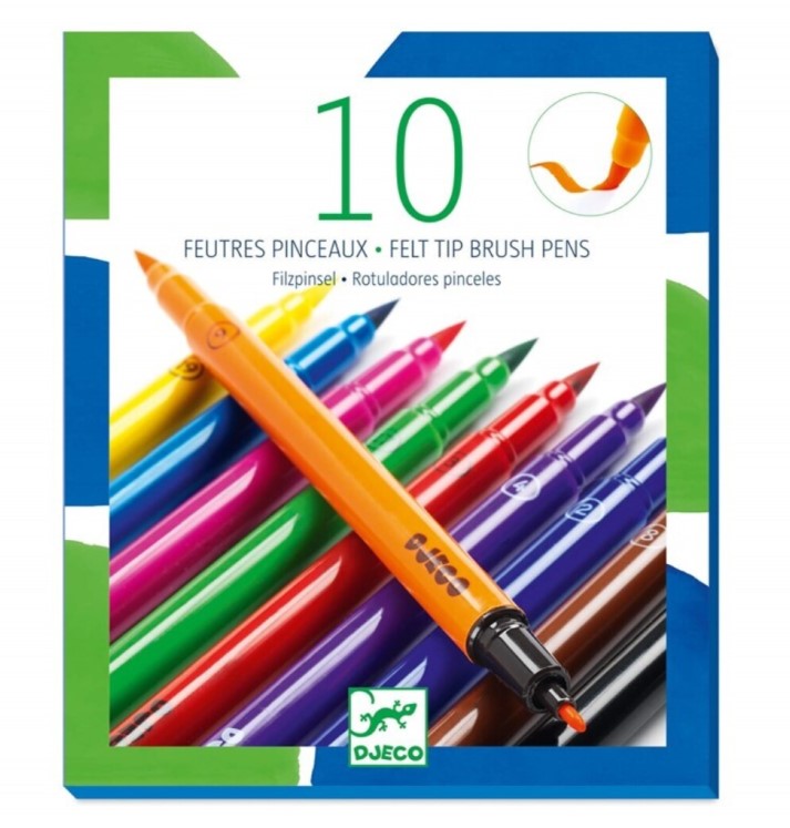 10 rotuladores doble punta