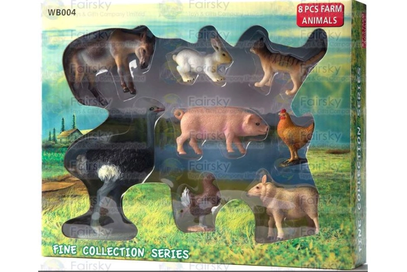 Pack de 8 animals de granja