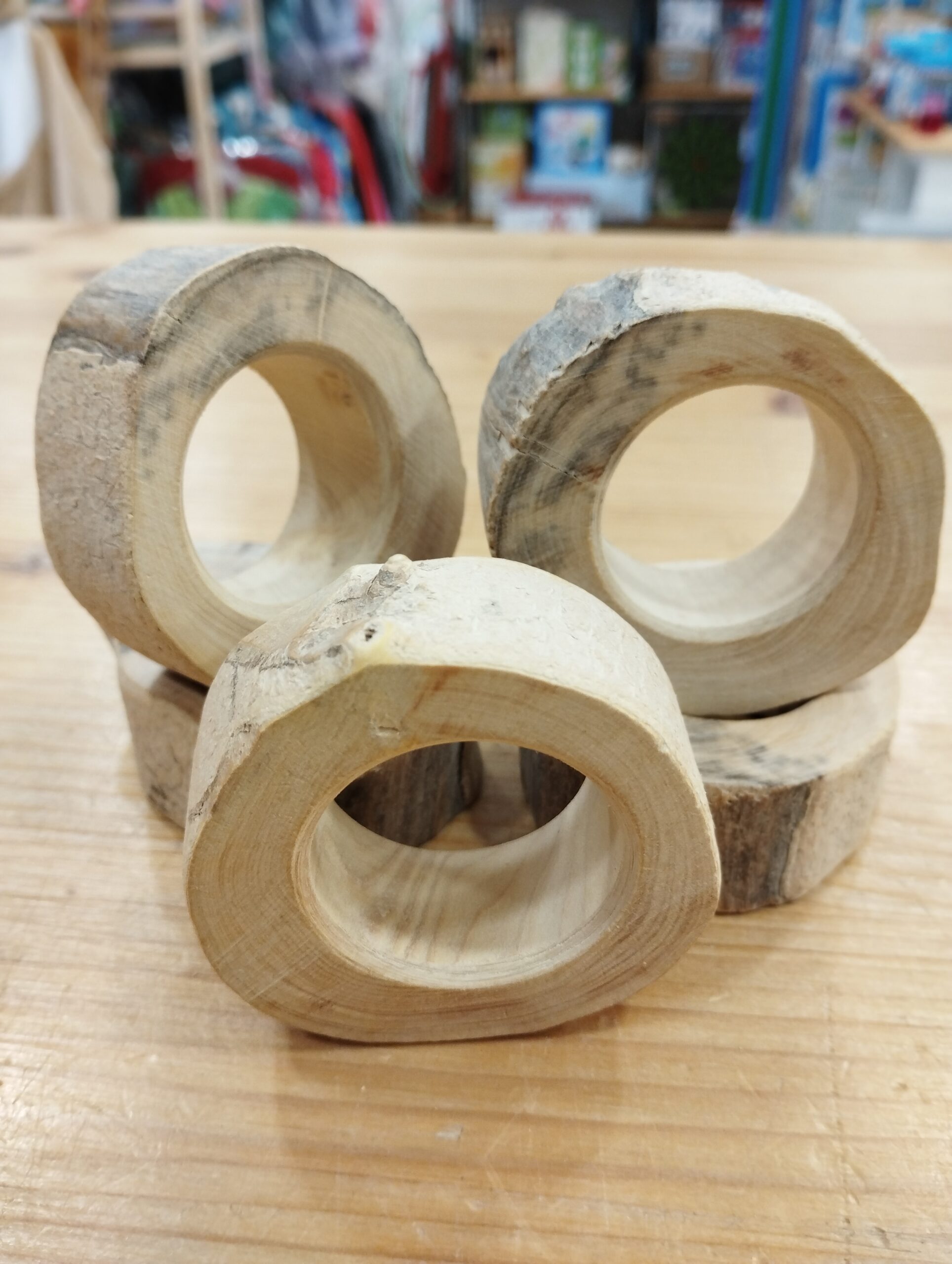 Servilletero de boj para panera de los tesoros