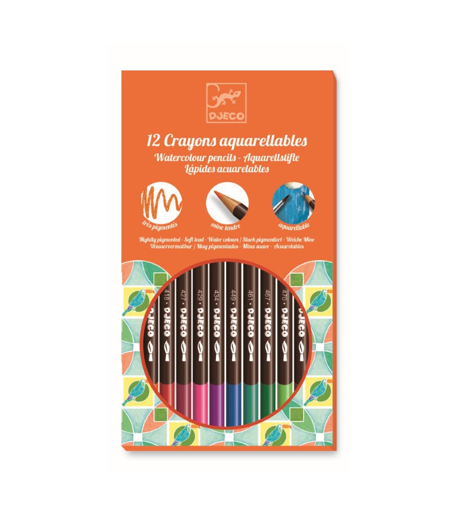 12 COLORES ACUARELAS