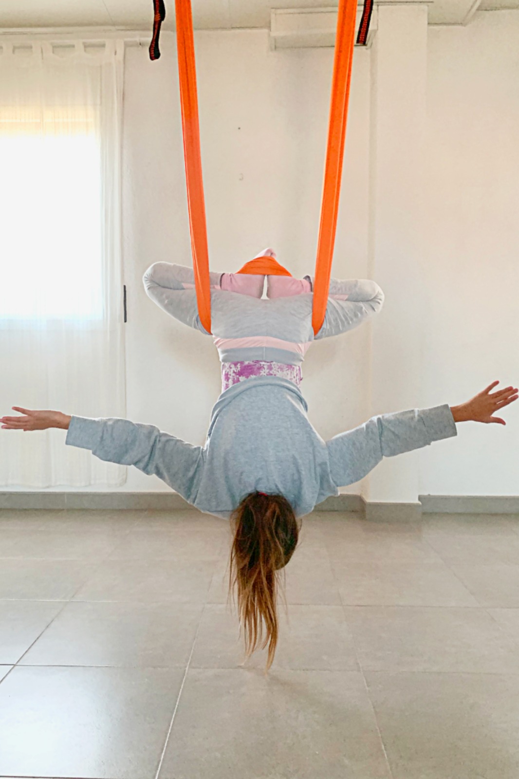 Telas de yoga aéreo