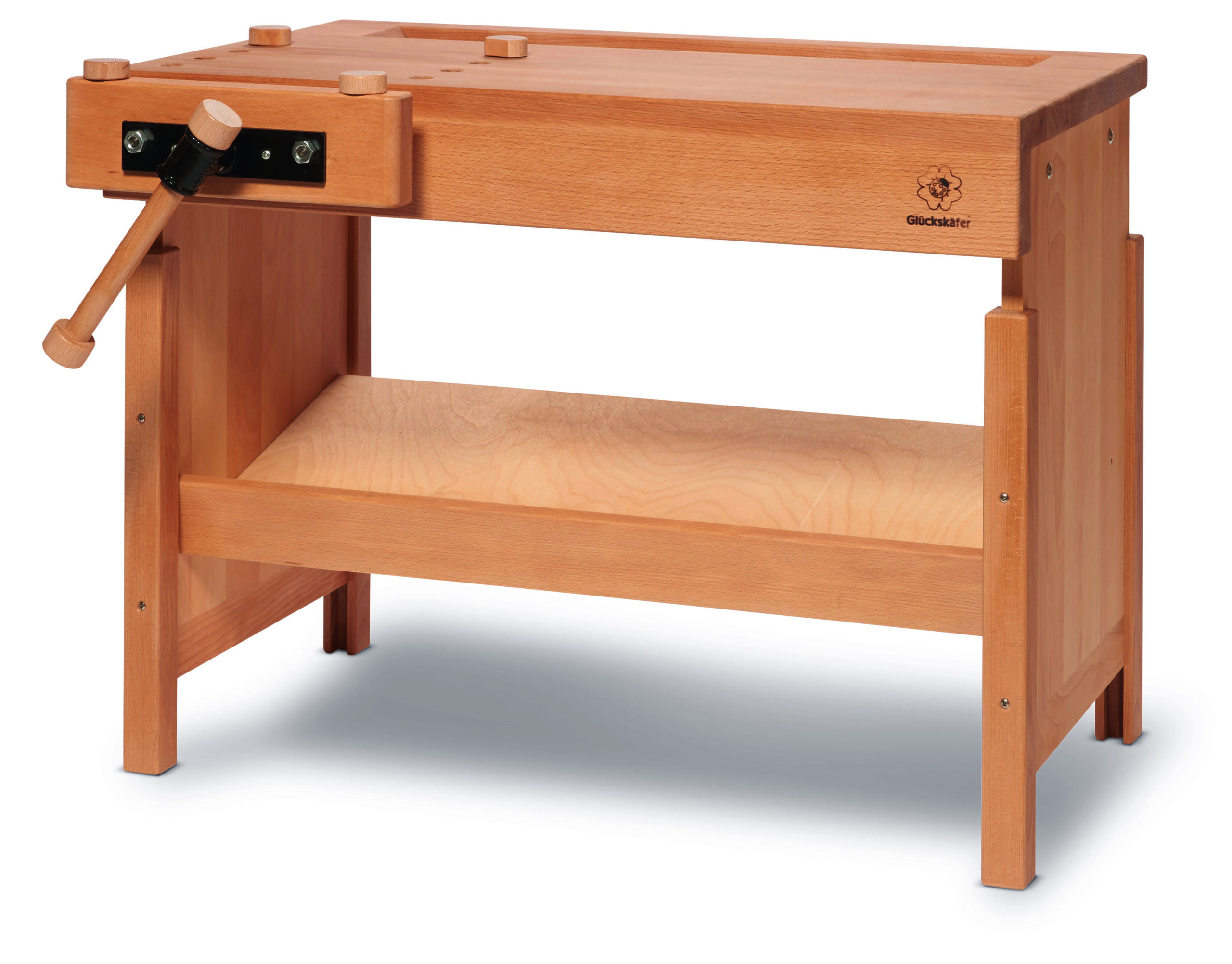 Banc de treball de fusta massissa de faig