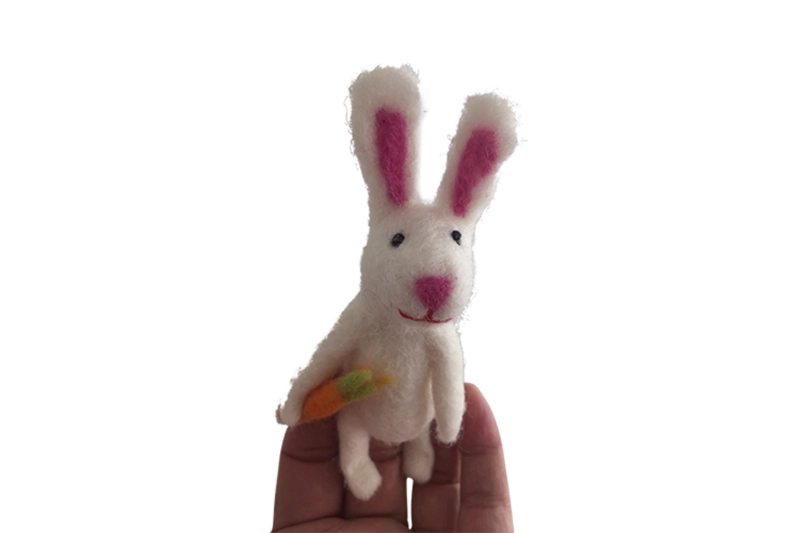 Marioneta de dedo de conejo