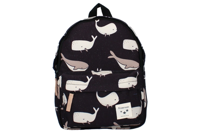 Motxilla negra balenes Kidzroom