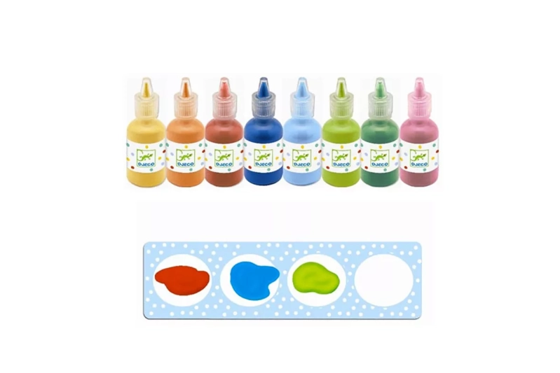 8 Témperas de color