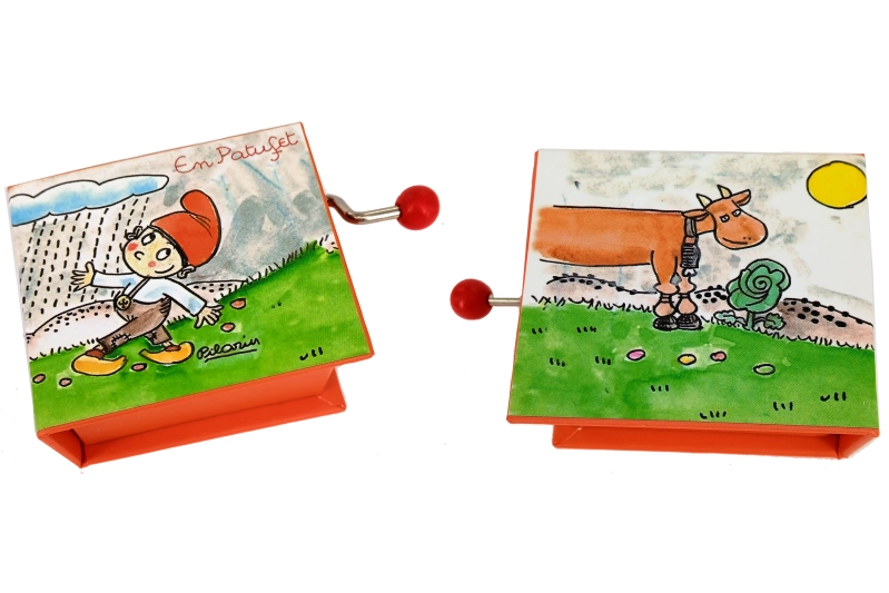 Caixeta musical en Patufet-Pilarin Bayés